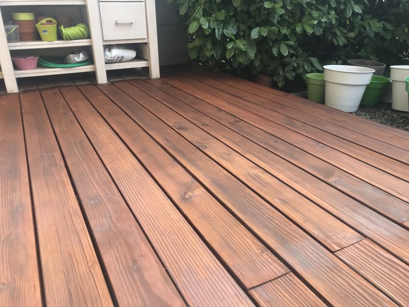 Refinished Wooden Deck